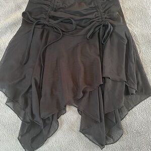 Black Flowy Skirt